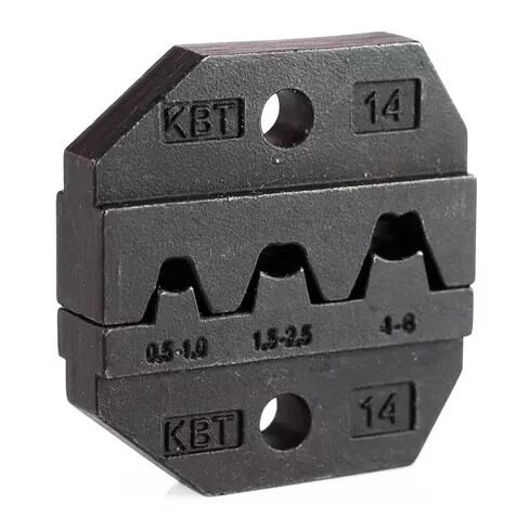 Кримпер для опрессовки изолированных наконечников, сечением 0.5-6 мм² КВТ CTA-01