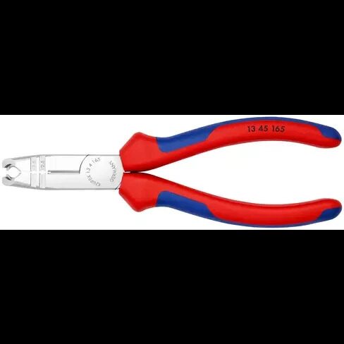 Клещи-стрипперы для круглых кабелей, 0.75-1.5/2.5 мм², длина 165 мм, хром, 2-комп. ручки Knipex KN-1345165