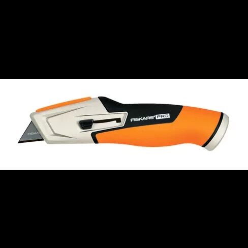 Нож строительный с выдвижным, сменным лезвием CarbonMax FISKARS 1027223