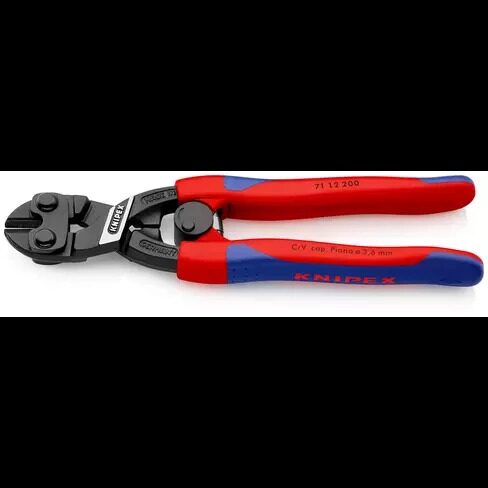 Болторез компактный CoBolt, пружина, 200 мм, 2-комп. ручки, SB Knipex KN-7112200SB