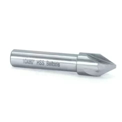 Зенковка 10 мм 60° HSS ц/х Z=4 хвостовик 8 мм Beltools ri.109.106