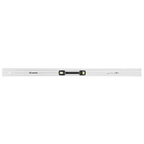 Линейка-уровень металлическая, 1000 мм, пластмассовая ручка, 2 глазка MATRIX 30577