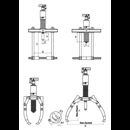 Съёмник гидравлический со встроенным насосом 4 т; комплект GARWIN INDUSTRIAL 811507-4-K