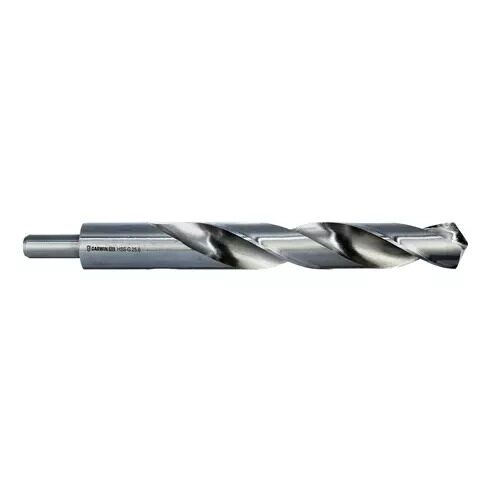 Сверло спиральное по металлу GARWIN INDUSTRIAL 100525-25. 25 мм, DIN 338, HSS-G, 5xD, 118°, HA, тип N, с проточенным хвостовиком 13 мм